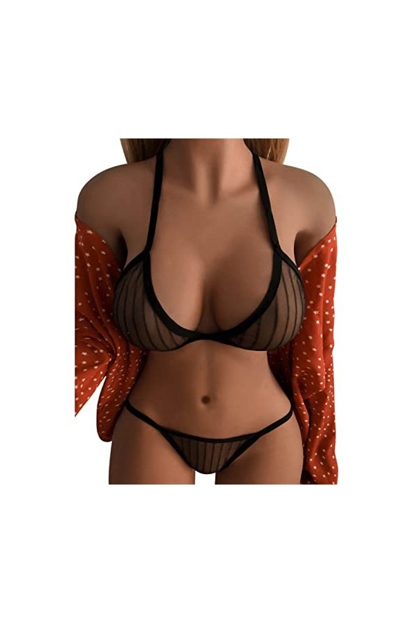Lingerie Femme Sexy Ensemble Homme Sexy Hot y*2k Lingerie Sexy pour Les Femmes Ensemble de Lingerie Deux pièces Soutien-Gorge