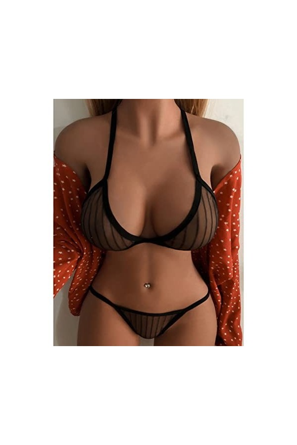 Lingerie Femme Sexy Ensemble Homme Sexy Hot y*2k Lingerie Sexy pour Les Femmes Ensemble de Lingerie Deux pièces Soutien-Gorge
