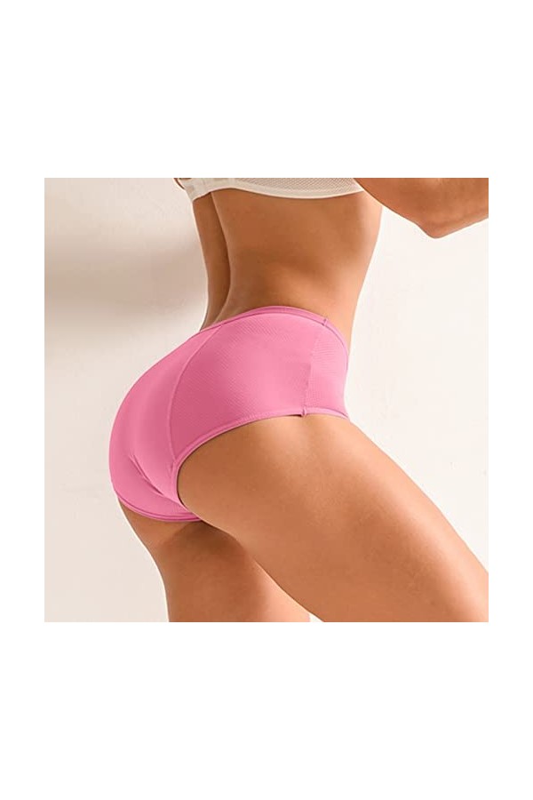 Lingerie Femme Sexy Ensemble Homme Sexy Hot y26k Femmes Taille Moyenne Respirant Avant et après Eriod Culotte physiologique B