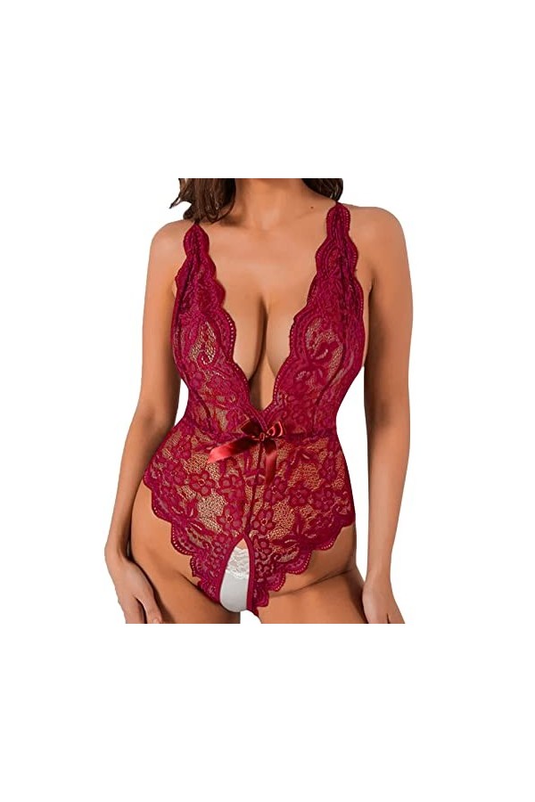 Lingerie Femme Sexy Erotique Tenu Sexy Coquin Femme Perspective en Dentelle Costume Guerriere Lingerie Erothique Sexy Perspec