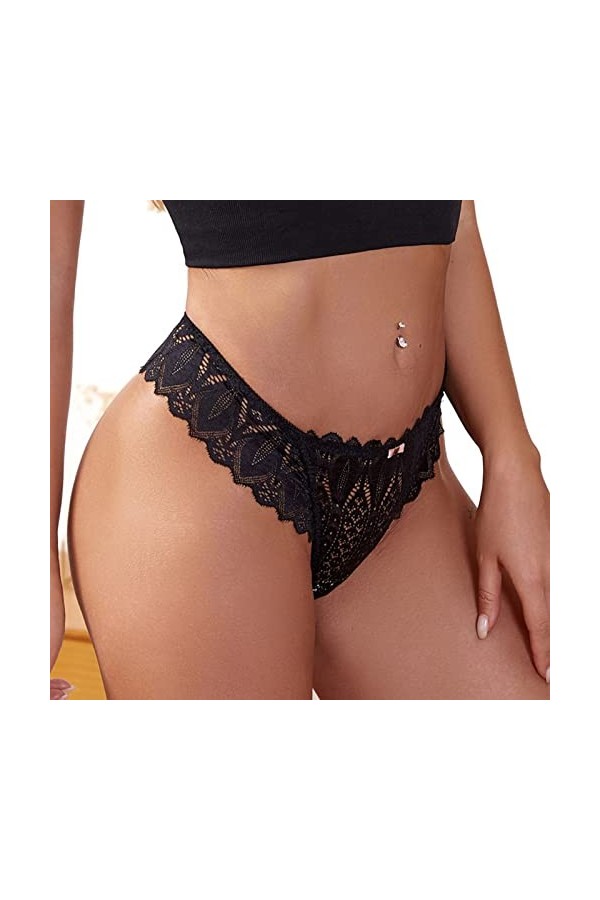LZPCarra Sous-vêtements Hommes Éléphant Sexy Sous-vêtements pour Femme Culotte en Dentelle Culotte Femme Culotte pour Femme G