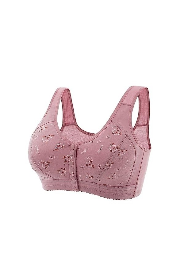 Soutien-gorge de sport classique avec fermeture frontale - Soutien-gorge sexy - Pour robes dos nu - En cuir verni - Bretelles