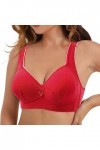 Soutien-gorge sexy en dentelle froncée pour femme - Soutien-gorge en dentelle - Gros seins - Soutien-gorge push-up fin - Main