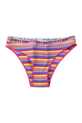 PANPANY Culottes pour Femme Soutien-Gorge Confortables sous Vetements Culotte Slips String Multipack Taille Basse Multicolore