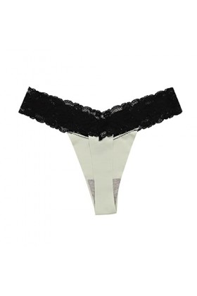 PANPANY Culottes pour Femme Tanga Dentelle sous Vetements Confortables Femme Soutien-Gorge Culotte Multicolore sans Couture M