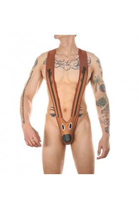 Hommes Wrestling Singlet Slim Fit Boxer Sous-vêtements Combinaison Une Pièce StringBody Tanga Maillot de lutte Une Pièce Body