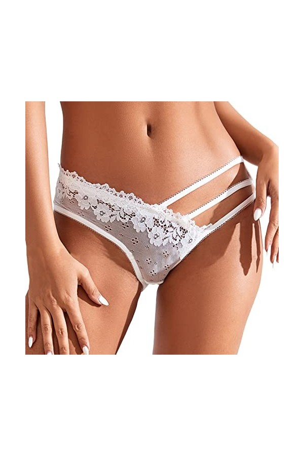 Lingerie Femme Sexy Ensemble Homme Sexy Hot y2*k Lettre personnalisée Logo Taille Basse rayé Tangas No Show Bikini Tongs pers