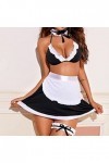 Lingerie sexy pour femme - Soutien-gorge - Grande taille - Imprimé tendance - Cosplay - Trois pièces - Ensemble de lingerie s
