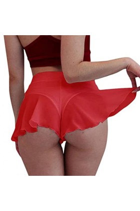 Culotte sexy pour femme, rouge, XXXXL
