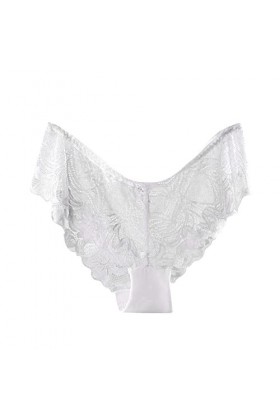 Pantalons Triangle pour Femme Stretch Culottes en Pur Coton et Soie Shorts de Absorbante Menstruelle Slips Couleur Unie Coqui