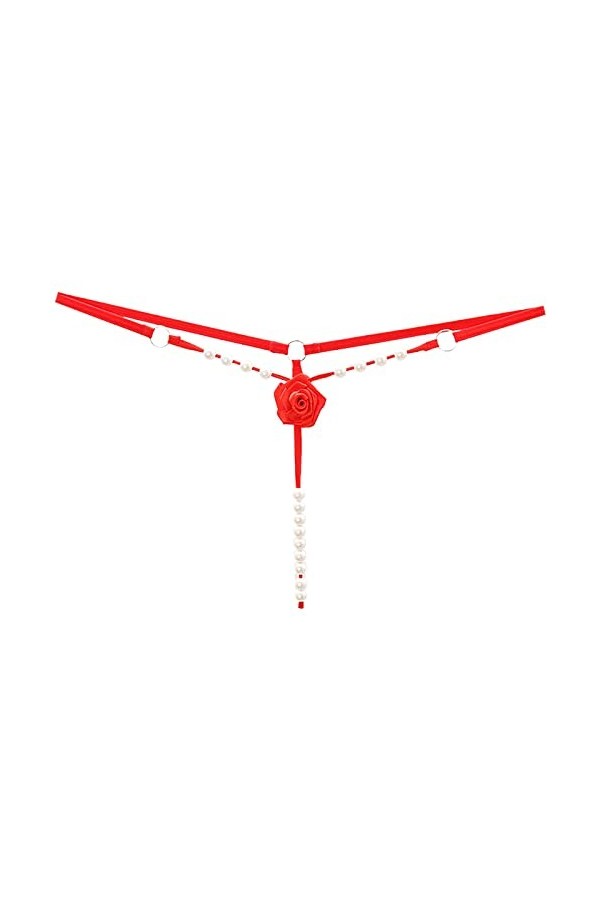 Culotte Ouverte Sexy à LEntre Jambe Thongs Ficelle Nuisette sous Vêtements Col V Profond String Femme Sexy Chic Hot Culotte 