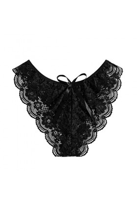 Mosstars Culotte sous-Vetements Culotte Taille Basse Tanga Sexy Culotte en Dentelle pour Femmculottes pour Femmes Crochet Den