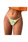 chiphop Ensemble Repas Enfant Garçon Confort G-String Culotte en T pour Femme Douce Taille Basse pour Femme Transgenre Yello