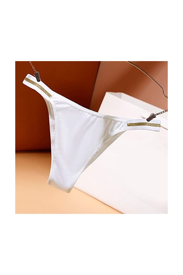 Lingerie Femme Sexy Ensemble Homme Sexy Hot y21k Femmes Sexy Culotte sans Couture Taille Moyenne Glace Soie Hanche Levage Sli