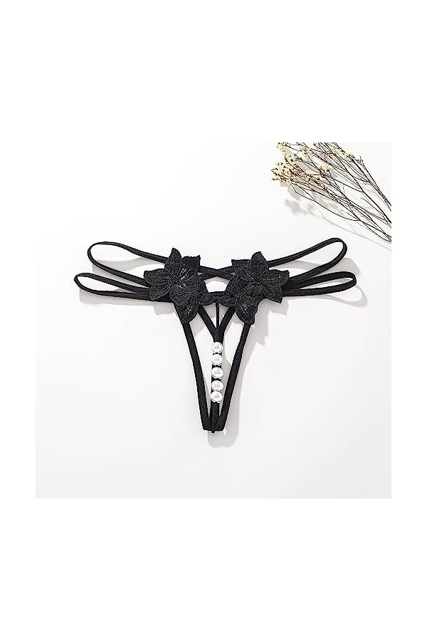 Générique Culotte Tanga Dentelle Strings et Tangas sous-Vêtements Respirant String Ouvert Femme Sexy Hot Culotte Dentelle Sex