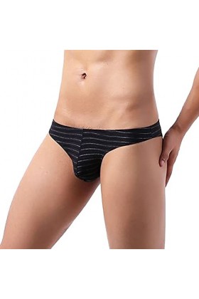 Générique Micro String Homme Mini Stretch Underwear Slip Homme Sexy Moulant Quotidienne Portable Culottes Lingerie Fine pour 