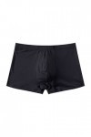FGUUTYM String Sous-vêtements Homme Couleur Unie Boxer Confortable en Soie de Lait Shorts Abordable Respirant, Noir , L