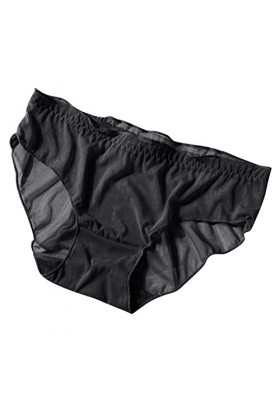 Générique Lingerie Sexy Femme Culotte Transparente en Maille pour Femmes légère et Respirante en Dentelle Coton Entrejambe Ta
