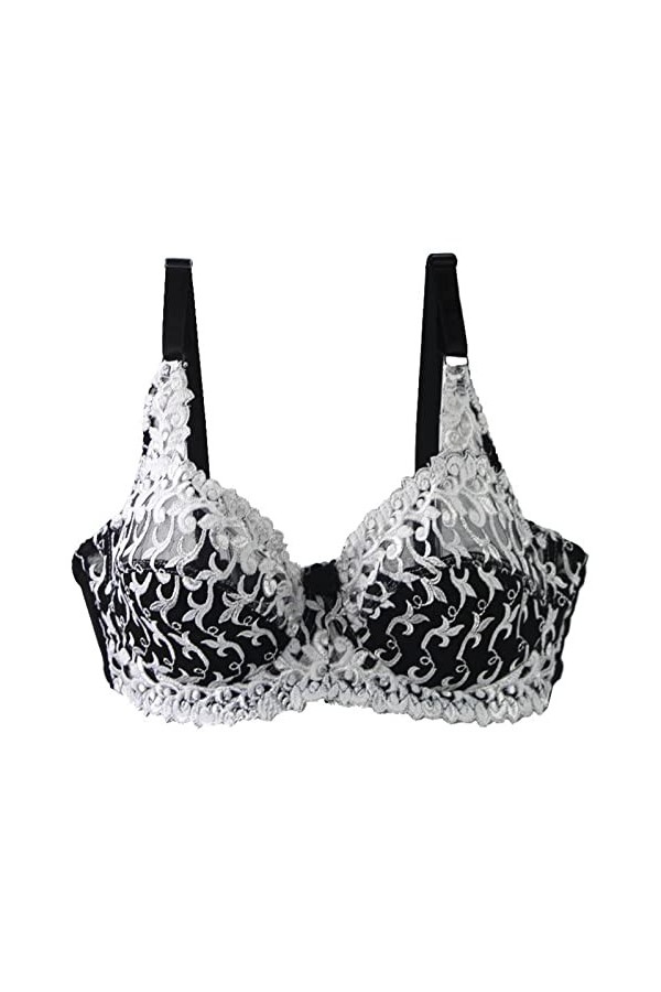 HANXIULIN Soutien-gorge en coton rembourré respirant et léger - Sans armatures - Sans coutures - Soutien-gorge de yoga - Bust