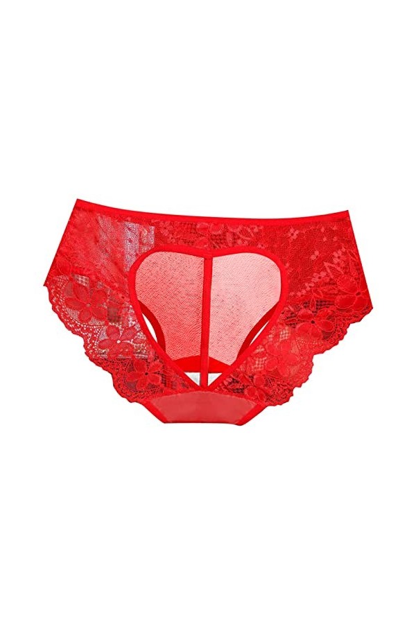 PANPANY Culottes pour Femme sans Couture Multipack Multicolore Taille Basse String Sexy Slips Dentelle Confortables Femme Sou