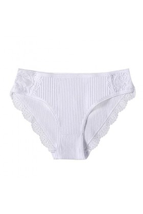 PANPANY Culottes pour Femme Femme Sexy Multipack Culotte sans Couture Soutien-Gorge Taille Basse Tanga Slips Multicolore Dent