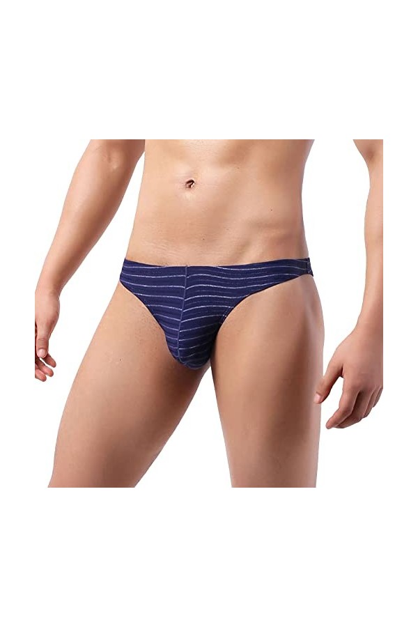 Générique Micro String Homme Mini Stretch Underwear Slip Homme Sexy Moulant Quotidienne Portable Culottes Lingerie Fine pour 