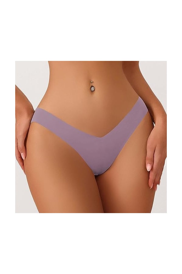 Culottes Couleur Unie Femme String Stretch Slips en Pur Coton et Soie Pantalons Triangle de Absorbante Menstruelle 2023 Nouve