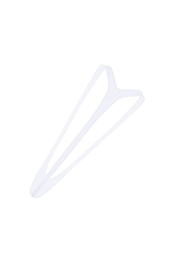 Color Conjoint Men Tight Maillot de bain sous-vêtements sexy en forme de V String-string pour homme Taille L, Blanc., taille 