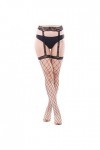 TDEOK Lingerie pour femme potelée Collants doux ouvert sexy Body dentelle Lingerie blanche, Noir , taille unique