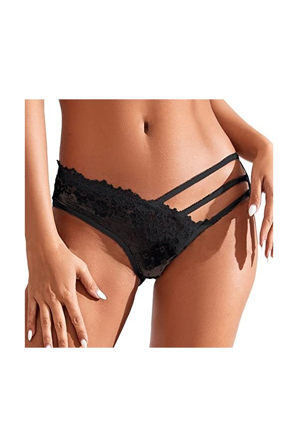 Lingerie Femme Sexy Ensemble Homme Sexy Hot y2*k Lettre personnalisée Logo Taille Basse rayé Tangas No Show Bikini Tongs pers