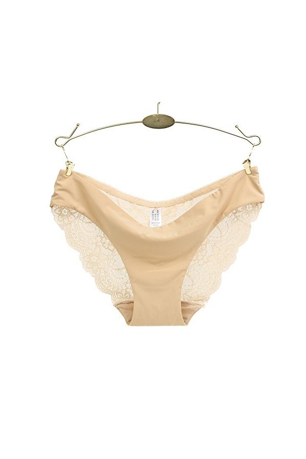 Lingerie Sexy Femme Body et Combinaison Culottes en Dentelle pour Femmes Culottes en Coton sans Couture Culottes Creuses sous