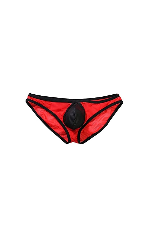 Lingerie Sexy pour Homme Grande Taille Fitted sous-VêTements sans Couture Respirable Culottes éLastique Brief Homme Respectue