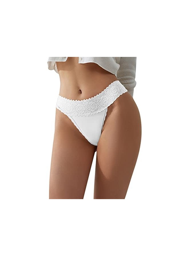 Culotte Anti Fuite Urinaire Femme Lavable Menstruelles Panties Taille Mi-Haute Transparente Slip Élégant Et Chic Bikini Soie 