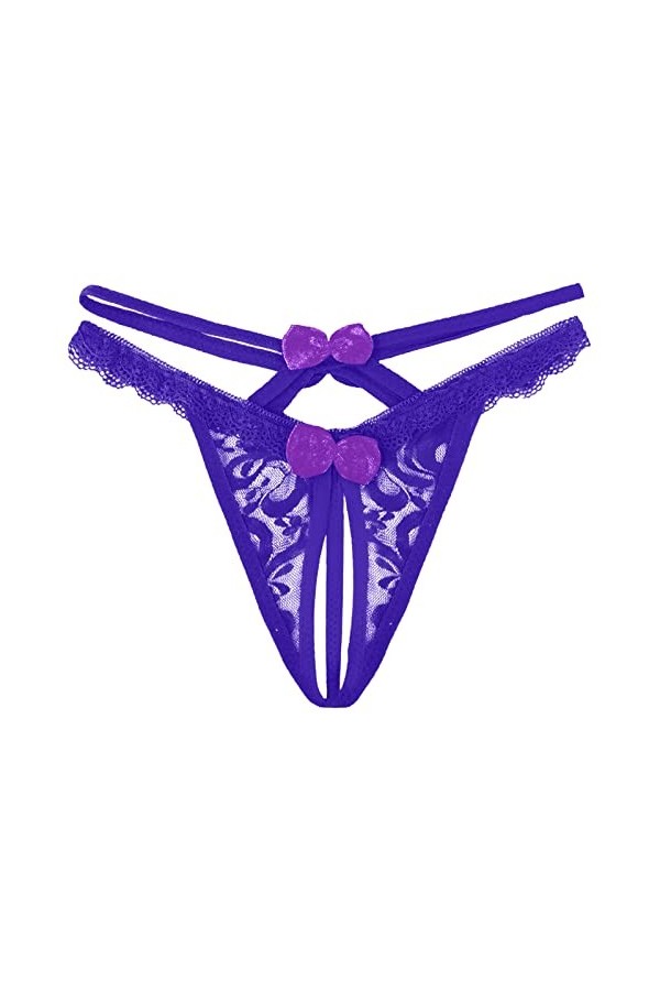 ADMAY 2023 New y*2k Style Lingerie Femmes Sexy Gland Maille Slips évider Culotte Crochet à Lacets Culotte Tongs G String Ling