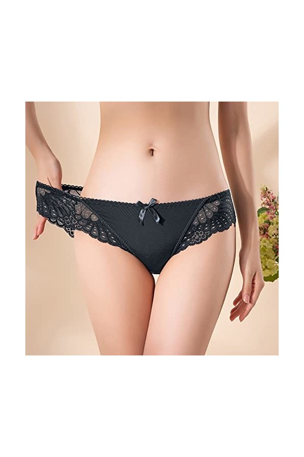 Lingerie Femme Sexy Ensemble Homme Sexy Hot y2*k Lettre personnalisée Logo Taille Basse rayé Tangas No Show Bikini Tongs pers