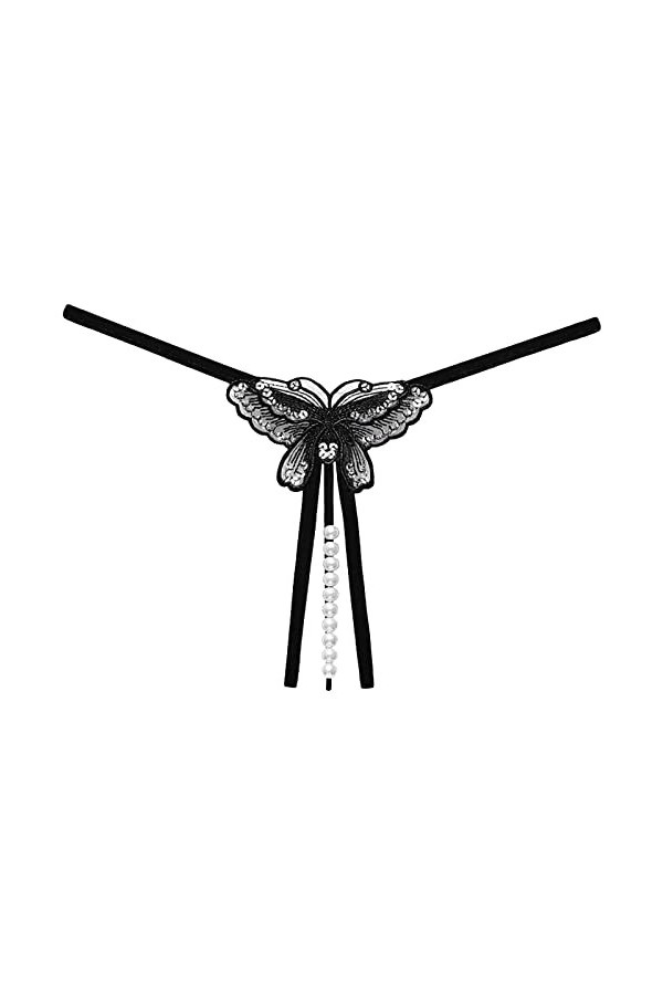 ADMAY 2023 New y27k Style Lingerie Femmes Sexy brodé Perles Massage String Taille Basse Gamme Ouverte Paillettes caleçons Men