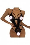 Générique Lingerie Nuisette Femme Sissy Érotique Harnais Robe Slutty Hot Harness sous Vêtements Sexy Clubwear Valentin Body N