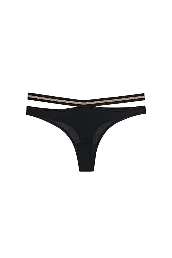 liaddkv Femmes Sexy String Culotte Transparente Dentelle Épissure Culotte Coton Creux Respirant Qualité Sport Culotte Combina