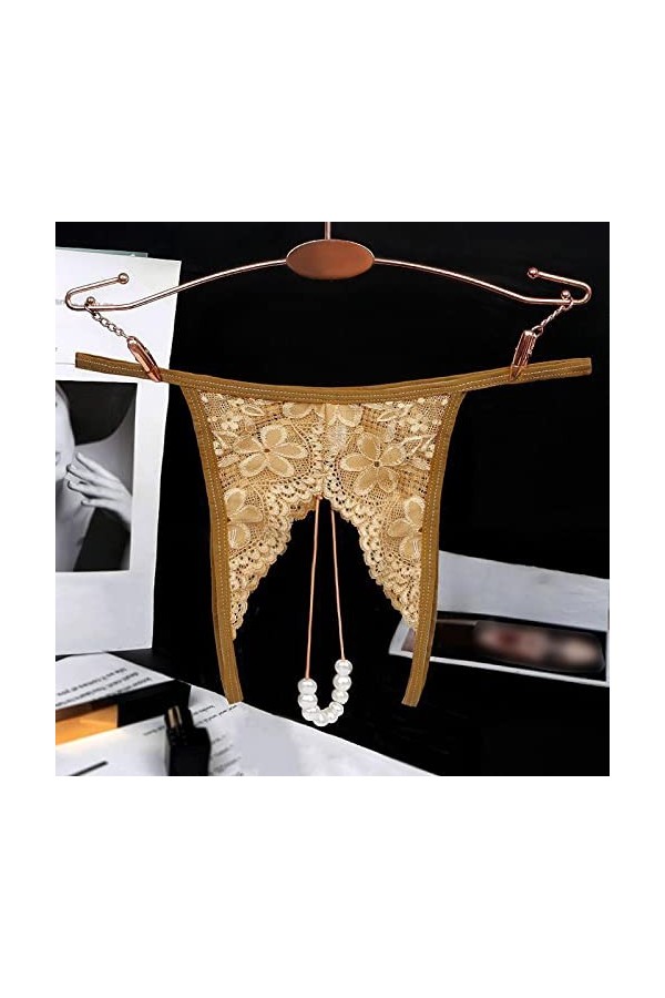 sous-vêtements Maille Perle Slips évider Culotte Crochet à Lacets Culotte Tongs G String Lingerie sous-vêtements Culottes Ye