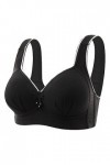 Soutien-gorge sexy en dentelle froncée pour femme - Soutien-gorge en dentelle - Gros seins - Soutien-gorge push-up fin - Main