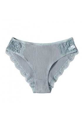 PANPANY Culottes pour Femme Femme Sexy Multipack Culotte sans Couture Soutien-Gorge Taille Basse Tanga Slips Multicolore Dent