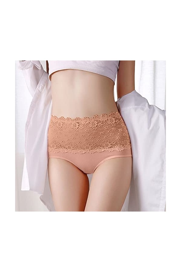 PANPANY Culottes pour Femme Tanga String Multipack sans Couture Culotte Slips Dentelle Taille Basse Femme Multicolore sous Ve