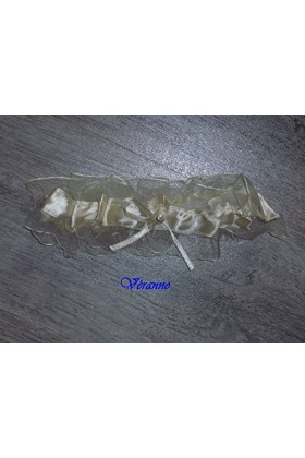 Jarretière ÉCO crème