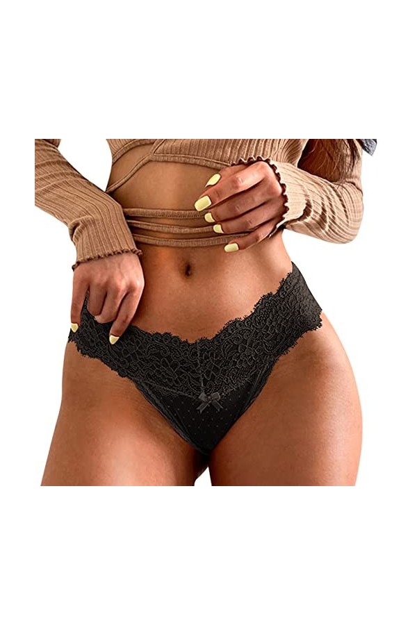 Lingerie Femme Sexy Ensemble Homme Sexy Hot y28.k Fleur Dentelle Transparent Femmes sous-Vêtements String Sexy Évider Culotte