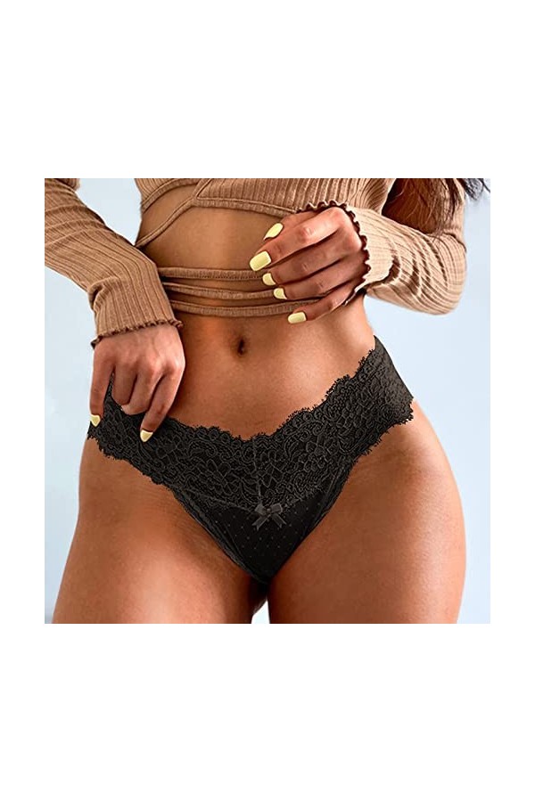Lingerie Femme Sexy Ensemble Homme Sexy Hot y28.k Fleur Dentelle Transparent Femmes sous-Vêtements String Sexy Évider Culotte