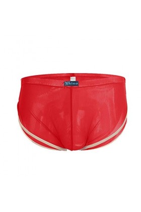 Lingerie Homme Sexy Hot Hommes Sexy Maillage sous-vêtements Doux Bref Respirants sous-vêtements de Sport Gaufre Robe Homme R