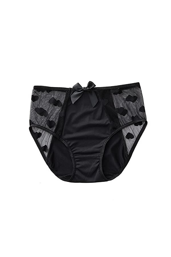Culottes en Dentelle Sexy pour Femmes Femmes été Taille Moyenne Grande Taille Culotte en Dentelle Slips Sexy Sexy sous-vêteme