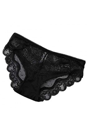 BIISDOST Voile-Through Lingerie Dentelle Respirable Sexy Briefs Mode sous-vêtements Culottes Femmes Combinaison Sexy Hot Bla