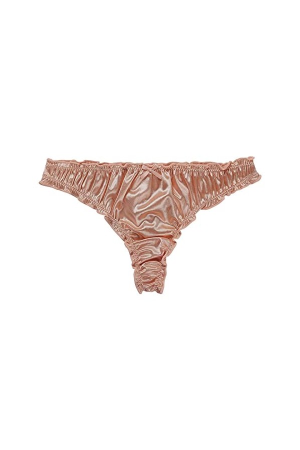 Aoklidil Culotte sexy confortable pour femme - Motif sexy - Taille basse - Doux et sexy, E-2., L