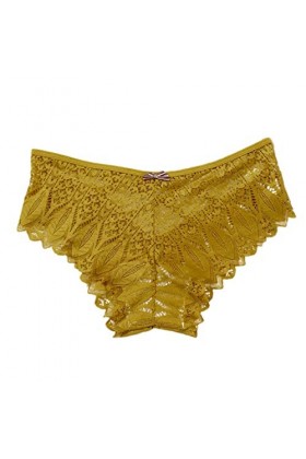 Junhasgood Lingerie Sexy Sensuelle Culottes pour Femmes Crochet Dentelle Dentelle jusquà Culotte Sexy Creux sous-vêtements E